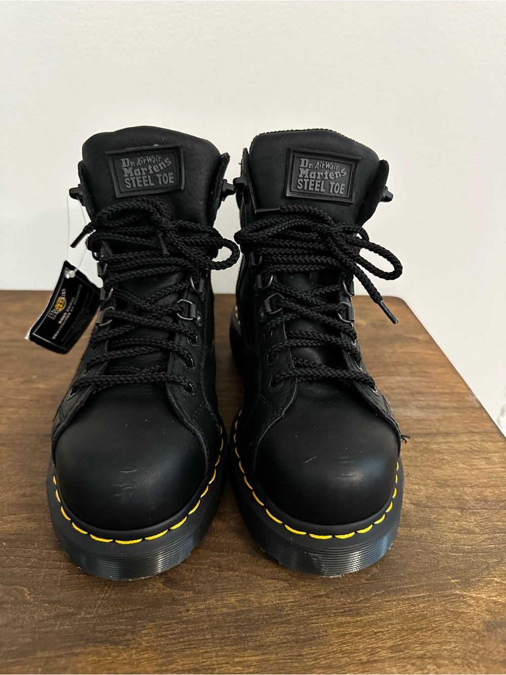 NWT Dr. Martens Ironbridge Steel Toe Work Boots Men’s Size 6- Women’s Size 8